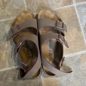 Birkenstock Brown Sandals with Adjustable Straps